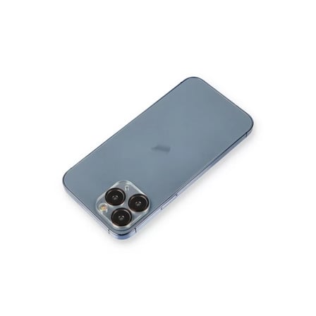Newface Apple iPhone 11 Pro Max Metal Kamera Lens Koruma Cam - Siyah