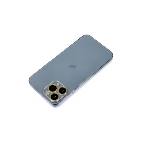 Newface Apple iPhone 11 Pro Max Shine Kamera Lens Koruma Cam - Gold