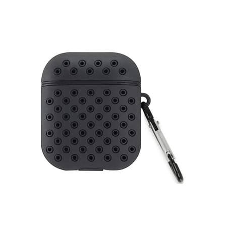 Newface Apple Airpods 2 (2.nesil) Spor Delikli Kılıf - Siyah-Siyah
