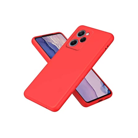 Newface Xiaomi Poco X5 Pro 5G Nano içi Kadife Silikon - Kırmızı