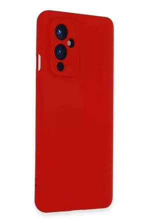 Newface One Plus 9 Kılıf Nano içi Kadife Silikon - Kırmızı