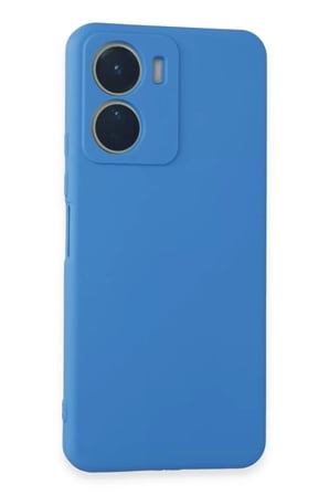 Newface Vivo Y16 Kılıf First Silikon - Mavi