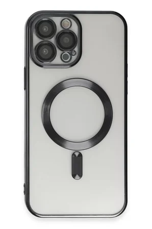 Newface Apple iPhone 15 Pro Max Kılıf Kross Magneticsafe Kapak - Siyah