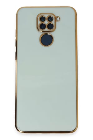Newface Xiaomi Redmi Note 9 Kılıf Volet Silikon - Açık Yeşil