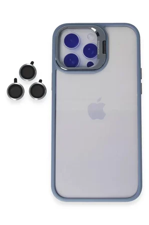 Joko Apple iPhone 14 Pro Kılıf Roblox Lens Standlı Kapak - Sierra Blue