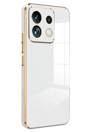 Newface Xiaomi Poco M6 Pro 4G Kılıf Volet Silikon - Beyaz