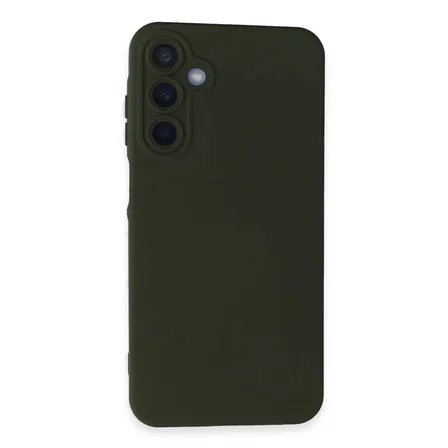 Newface Samsung Galaxy A05S Kılıf Nano içi Kadife Silikon - Koyu Yeşil