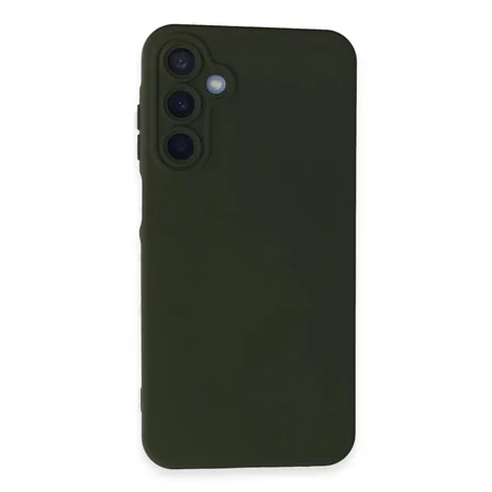 Newface Samsung Galaxy A05S Kılıf Nano içi Kadife Silikon - Koyu Yeşil