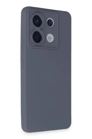 Newface Xiaomi Redmi Note 13 Pro 5G Kılıf Nano içi Kadife Silikon - Gri