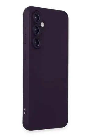 Newface Samsung Galaxy S24 Kılıf Nano içi Kadife Silikon - Mor