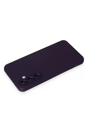 Newface Samsung Galaxy S24 Kılıf Nano içi Kadife Silikon - Mor