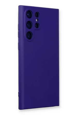 Newface Samsung Galaxy S24 Ultra Kılıf Nano içi Kadife Silikon - Mor