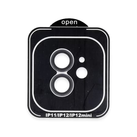 Joko Apple iPhone 11 PVD Metal Kamera Lens - Siyah