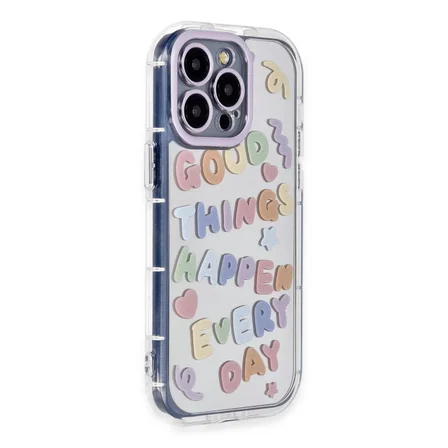 Newface Apple iPhone 15 Pro Max Kılıf Reflexion Desenli Kapak - Desen 7