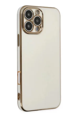 Newface Apple iPhone 16 Pro Max Kılıf Volet Silikon - Beyaz
