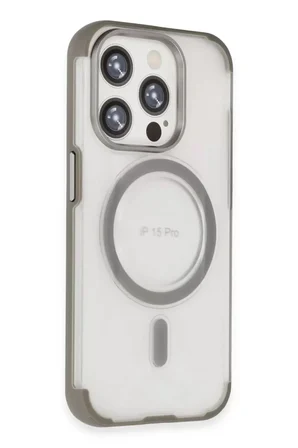 Joko Apple iPhone 15 Pro Max Hilton Magsafe Kapak - Titan Gri