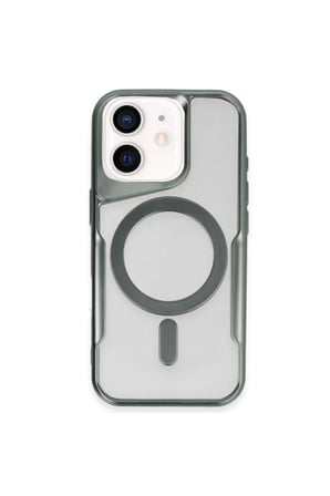 Newface Apple iPhone 11 Kılıf Boyi Magsafe Silikon Kapak - Yeşil