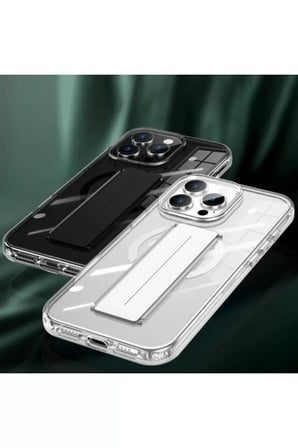 Joko Apple iPhone 16 Kılıf Alfa Magsafe Standlı Kapak - Şeffaf