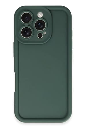 Newface Apple iPhone 16 Pro Max Kılıf Viera Silikon - Koyu Yeşil