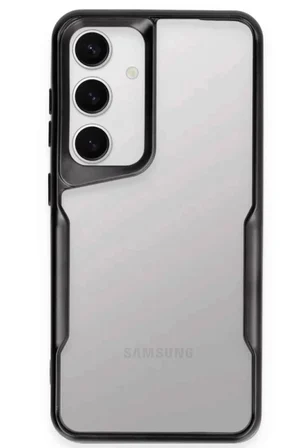 Newface Samsung Galaxy S25 Kılıf Boyi Silikon Kapak - Siyah