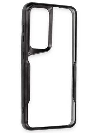 Newface Samsung Galaxy S25 Kılıf Boyi Silikon Kapak - Siyah