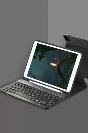 Newface Huawei MatePad Air 11.5 Kılıf KC01 Smart Klavyeli Tablet Kılıfı - Siyah