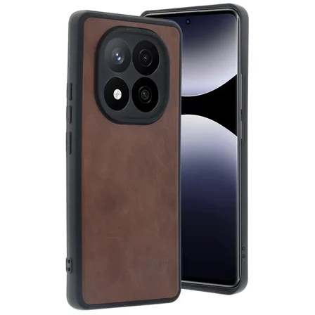 Newface Xiaomi Redmi Note 14 Pro 5G Kılıf Aras Deri Kapak - Taba