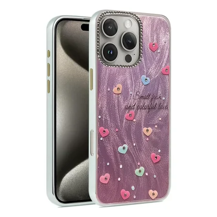 Newface Apple iPhone 16 Pro Kılıf Blade Aynalı Desenli Kapak - Desen 8