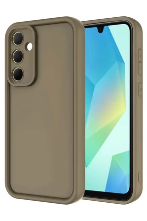 Newface Samsung Galaxy A16 5G Kılıf Viera Silikon - Kahverengi