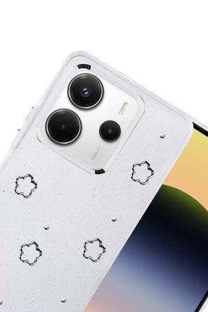 Newface Xiaomi Redmi Note 14 4G Fiyonk Desenli Kapak - Desen 2