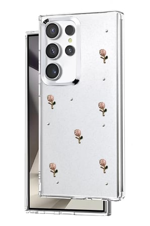 Newface Samsung Galaxy S24 Ultra Fiyonk Desenli Kapak - Desen 6