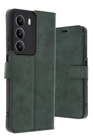 Newface Realme C75 4G Trend S Plus Kapaklı Kılıf - Koyu Yeşil