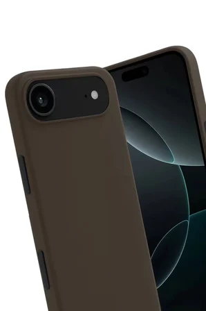 Newface Apple iPhone 17 Air First Silikon - Kahverengi