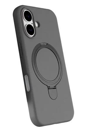 Newface Apple iPhone 16 Plus Regal Magsafe Standlı Kapak - Titan Gri