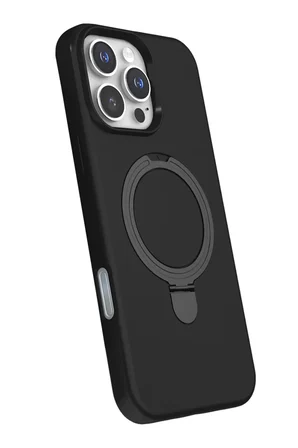 Newface Apple iPhone 16 Pro Max Regal Magsafe Standlı Kapak - Siyah
