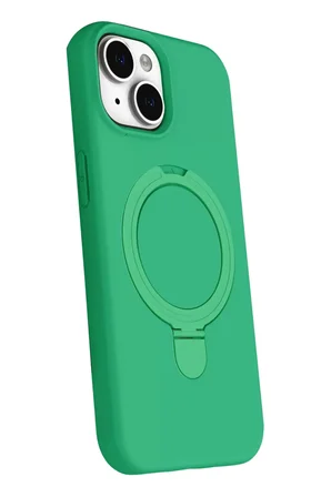 Newface Apple iPhone 14 Regal Magsafe Standlı Kapak - Yeşil