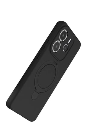 Newface Xiaomi Redmi Note 14 4G Regal Magsafe Standlı Kapak - Siyah