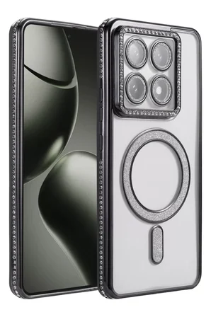 Newface Xiaomi Mi 14T Pro Joke Simli Magneticsafe Kılıf - Siyah