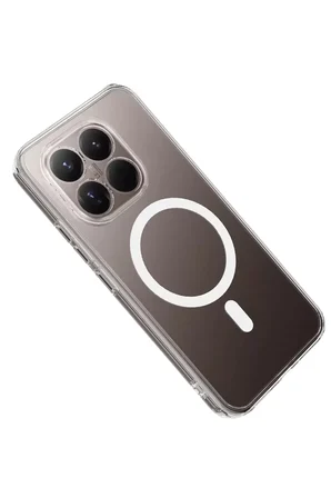 Newface Xiaomi Mi 15T Combo Sert Şeffaf Magsafe Kapak - Şeffaf