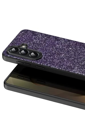 Onegif Samsung Galaxy A17 5G Bright Simli Kapak - Derin Mor