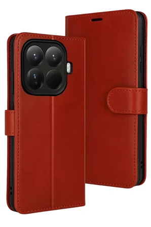 Newface Xiaomi Mi 15T Pro Trend S Plus Kapaklı Kılıf - Kırmızı