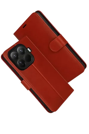 Newface Xiaomi Mi 15T Pro Trend S Plus Kapaklı Kılıf - Kırmızı
