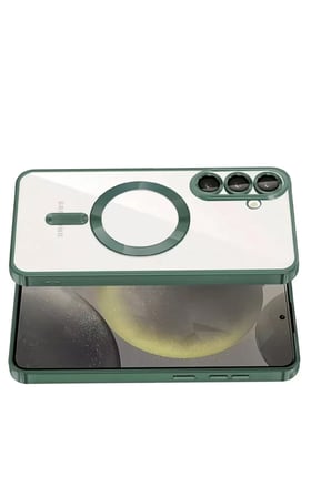 Newface Samsung Galaxy A37 5G Kross Magneticsafe Kapak - Koyu Yeşil