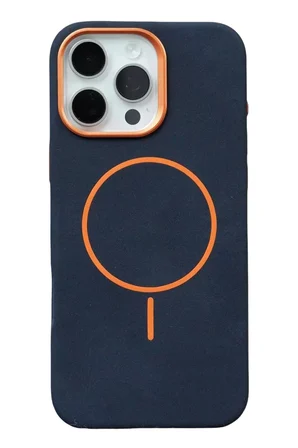 Joko Apple iPhone 16 Pro Max Luno Deri Magsafe Kapak - Mavi