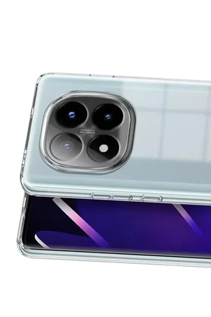 Newface Xiaomi Redmi Note 15 4G Lüx Şeffaf Silikon - Şeffaf