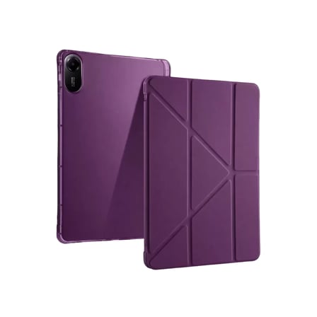 Newface Xiaomi Redmi Pad 2 Kalemlikli Mars Tablet Kılıfı - Mürdüm