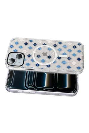 Onegif Apple iPhone 14 Desina Magsafe Kapak - Desen 4