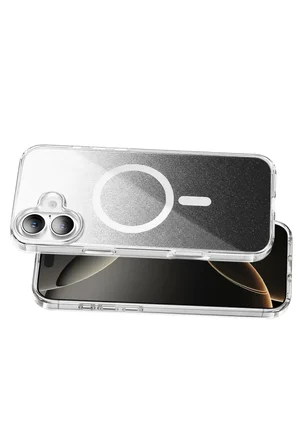 Onegif Apple iPhone 17 Sora Simli Magsafe Kapak - Siyah