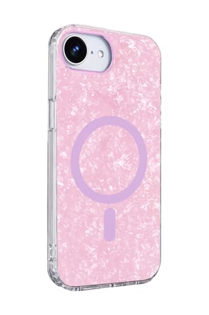 Onegif Apple iPhone 17E Mila Dalgalı Magsafe Kapak - Lila