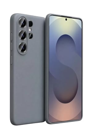 Newface Samsung Galaxy S26 Ultra Nano içi Kadife Silikon - Gri